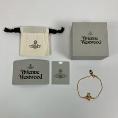 美品✨付属品付き ヴィヴィアンウエストウッド ブレスレット ニューディアマンテ ハート型 ゴールド×ピンク ★お値段交渉を受け付けます。【C0046】