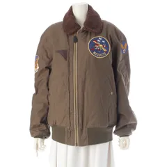 アヴィレックス B-15A 復刻 フライト ジャケット アウター カーキ XL【中古】
