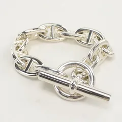 HERMES エルメス シェーヌダンクルTGM 11コマ ブレスレット シルバー925【中古】 ユニセックス