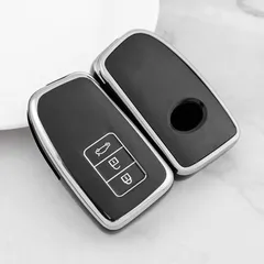 レクサス LEXUS スマートキーケース TPU キーカバー RX/IS/LX/NX/RC/GS ブラック×シルバー