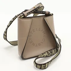 Stella McCartney ステラマッカートニー ミニバッグ ロゴ スクエア 700159 斜め掛け ショルダーバッグ ポリエステル【中古】 レディース