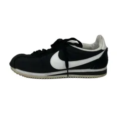NIKE(ナイキ) スニーカー 23.5 レディース クラシックコルテッツナイロン 749864-011 黒×白