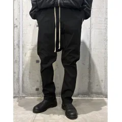 RICK OWENS 25SS Drawstring Long Pants TE素材HEAVY COTTON POPLINウォッシュ加工ロングイージーストレッチパンツ 8069000141832