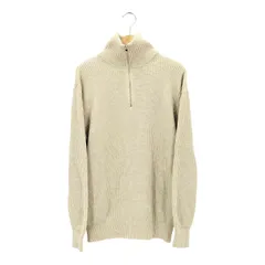 ザラ ZARA ハーフジップ スタンドネック ニットセーター メンズ  M