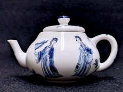 ★マイセン★ヴィクトリア＆アルバート美術館 フランクリンミント ティーポット 休日セール マイセン V&A美術館 ティーポット フランクリンミント1985