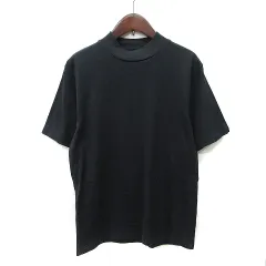 ナノユニバース nano universe Tシャツ カットソー 半袖 S 黒 ブラック /YI