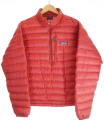 パタゴニア PATAGONIA 04AW ダウン セーター プルオーバー Down Sweater Pullover ハーフジップ Half Zip 00's  84670F4 ジャケット レッド Sサイズ 103MT-3987のサムネイル