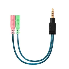 【人気商品】ゲームパット コントローラー Macbook Xbox PS4 ゲーミングヘッドセット iPhone ゲーミングヘッドセット コンポーネントケーブル. イヤホン・マイク分配ケーブル スマホ ジャックコネクタケーブル Y分岐 マイク変換用 対応 3極