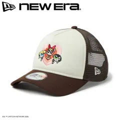 新品 NEWERA ニューエラ 正規品 パワーパフガールズ PPG コラボ メッシュキャップ メッシュ キャップ CAP 帽子 9FORTY AF キャラクター グッズ Y2K 刺繍 ハート ユニセックス メンズ レディース ツートン 14741733