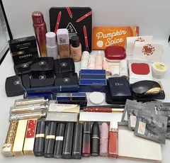 シャネル ディオール デパコス コスメ 大量 まとめ売り CHANEL Dior MAC 他 未使用有 スキンケア リップ アイシャドウ ファンデーション 多数 ブランドコスメ