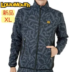 【新品・未使用】ラスト1点！ XLサイズ ラウドマウス メンズ ボンディングブルゾン 772204 アルファベットスープ 保温 防風素材 フルジップ ブルゾン ゴルフウェア 大きいサイズ有  LOUD MOUTH