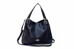 【220571】COACH コーチ  イーディー　2WAYショルダーバッグ　ペブルレザー 35983 ブラック