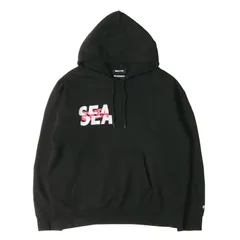 WIND AND SEA ウィンダンシー パーカー ブラック 黒 サイズ:XL | 21SS 初売りアイテム | GOD SELECTION XXX コラボロゴ スウェットパーカー(HOODIE) | トップス フーフーディー コラボ【メンズ】【中古】
