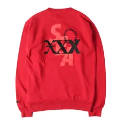 WIND AND SEA ウィンダンシー スウェット レッド サイズ:S | 21AW GOD SELECTION XXX BOXロゴ クルーネック スウェットシャツ | トップス トレーナー | コラボ【メンズ】【中古】