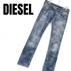 DIESEL ディーゼル ケミカル LOWKY ローキー レディース パンツ デニム ジーンズ ストレートデニム カジュアル Mサイズ相当 237KJ