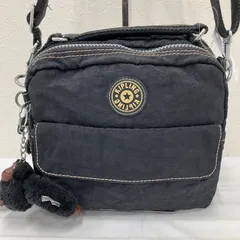9796　KIPLING　キプリング　3way　ショルダーバッグ　リュックサック　ミニリュック　ハンドバッグ　2way　ブラック　黒　チャーム付き　モンキー　ゴリラ　軽量　カジュアル　シンプル　小さめ　ミニ　ポケット多数　カードポケット