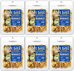 溝陸舎 チキンソフトビッツ果実 キウイ・乳酸菌入り 6パックセット シニア犬に最適・夏場の健康維持 乳酸菌KT-11 クリスパタス菌500億個/1袋当たり (マルチ)