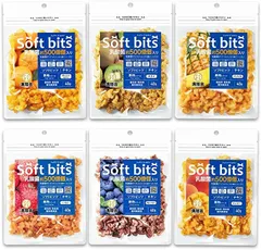 溝陸舎 チキンソフトビッツ果実 乳酸菌入り アソート 6パックセット シニア犬に最適 夏場の健康維持 乳酸菌KT-11 クリスパタス菌 500億個/1袋当たり (マルチ)