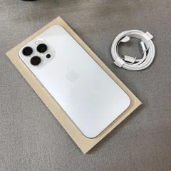 バッテリー 100% iPhone 16ProMax 256GB ホワイト 国内版 SIMフリー