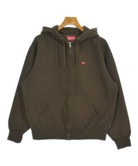 25FW supreme フルジップパーカー ダークブラウン 茶色 フーディ 
