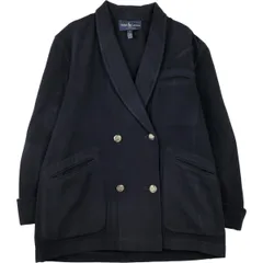 古着 90年代 ラルフローレン Ralph Lauren カシミア混 ショールカラー ダブルブレスト ミリタリージャケット USA製 メンズM相当/eaa613613