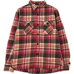 古着 70~80年代 ファイブブラザー Five Brother 長袖 フランネルチェックシャツ USA製 メンズL相当 ヴィンテージ/eaa613726