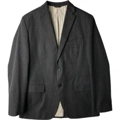 古着 00年代 バナナリパブリック BANANA REPUBLIC TAILORED FIT ストライプ柄 コットンテーラードジャケット メンズM相当/eaa613906のサムネイル