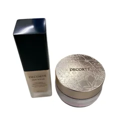 186005 現状品 COSMEDECORTE コスメデコルテ ゼン ウェア フルイド N22 フェイスパウダー80 2点まとめ売り