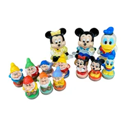 199990 1980年代 当時物 ディズニー  スタンプなど 13点まとめ売り