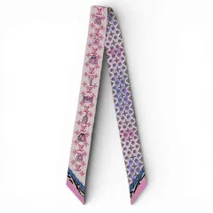 LOUIS VUITTON バンドーBB バブルグラム ブラシ スカーフ ピンク