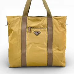 PRADA テスート ナイロン ブラウン トートバッグ