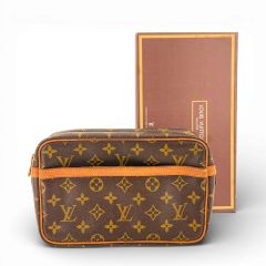 正規品】Louis Vuittonクラッチバッグモノグラム コンピエーニュ28