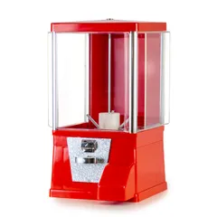 新品 あミューズ ガチャコップ メダル専用 カプセルトイ自販機本体 イベント 240×370×440mm レッド