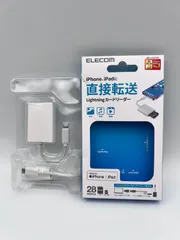 12PC5#76 エレコム カードリーダー Lightningコネクタ接続　MR-LC201WH