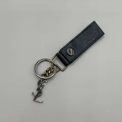 サンローラン　カサンドル　キーホルダー　キーリング　レザー　シルバー　真鍮のサムネイル