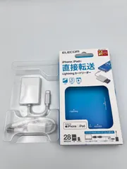 12PC5#77 エレコム カードリーダー Lightningコネクタ接続　MR-LC201WH