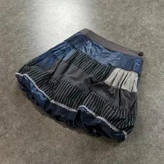 Desigual デシグアル バルーン スカート パッチワーク ドッキング マルチカラー 刺繍 レディース