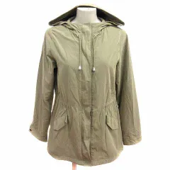 ドレスキップ DRESKIP マウンテンパーカー ジャケット ジップアップ 長袖 38 M 緑 グリーン /YK