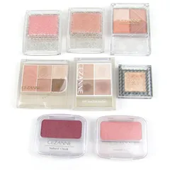 セザンヌ アイシャドウ チーク 8点セット コスメ まとめて 大量 レディース CEZANNE 【中古】