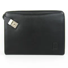 ダックス セカンドバッグ クラッチバッグ 鍵付き 鞄 カバン ブランド 黒 メンズ ブラック DAKS 【中古】