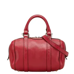 グッチ マイクロ グッチシマ ハンドバッグ ショルダーバッグ 2WAY 269876 レッド レザー レディース GUCCI【1-0210495】