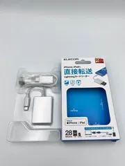 12PC5#87 エレコム カードリーダー Lightningコネクタ接続　MR-LC201WH