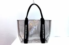 【226993】DEAN＆DELUCA ディーン＆デルーカ  【バンコク限定品】 クリア　マンハッタン　トートバッグ　12L大容量 クリアブラック
