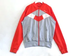 【222321】adidas アディダス  00s トラックジャケット 切り替え ワンポイント　刺繍 良配色 メンズ  ・L レッド系