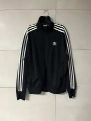 2XL アディダス ファイヤーバード ジャージ ブラック