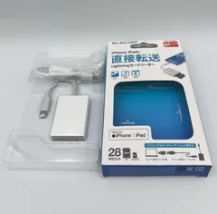 12PC5#90 エレコム カードリーダー Lightningコネクタ接続　MR-LC201WH
