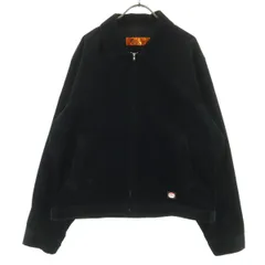 FREAK'S STORE フリークストア RED KAP レッドキャップ コラボ ワンポイントロゴ 長袖 コーデュロイジャケット L ブラック ジップ メンズ 古着