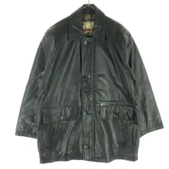 STONE MILLED 長袖 中綿 シングル レザージャケット S ブラウン系 羊革 メンズ 古着