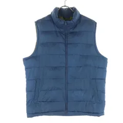 GAP ギャップ ノースリーブ ハイネック 中綿ベスト L ネイビー メンズ 古着