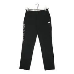 中古 メンズ ニューバランスゴルフ New Balance golf パンツ 3(S) 黒 ブラック ウエストゴム